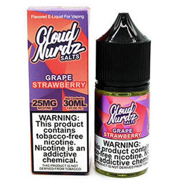 Cloud Nurdz Strawberry Grape - 25mg - Cloud Nurdz Salts - 30mL 