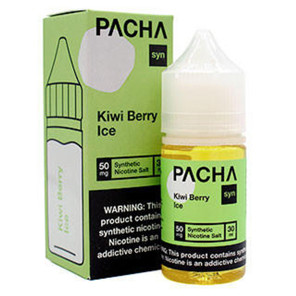 Pacha Mama Salt Kiwi Berry Ice ( 30ml ) Pacha Syn Salt ( 25mg ) 