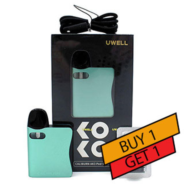 UWELL Caliburn AK3 Pod Kit Buy 1 Get 1! UWELL Caliburn AK3 Pod Kit Buy 1 Get 1!