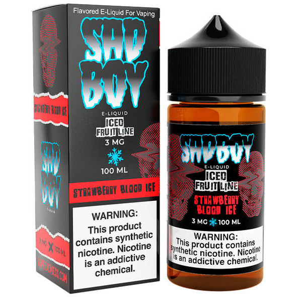 ICE Strawberry Blood - Sadboy - 100mL - 6mg 