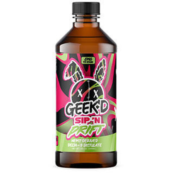 Geek’d Extracts Geek'd Sip 'N Drift Delta 9 Distillate ( 800mg ) Syrup 