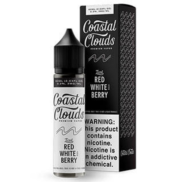 Coastal Clouds Iced Red White and Berry ( 60ml ) By Coastal Clouds ( 6mg ) 