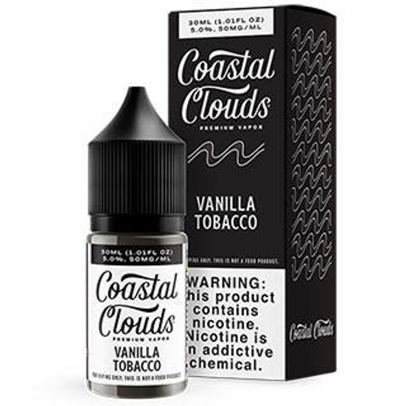 Coastal Clouds Vanilla Tobacco ( 30ml ) Coastal Clouds Salt (50mg) 