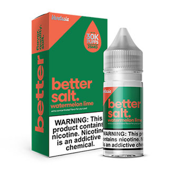 Watermelon Lime - 25mg - Better Salt By Vapetasia - 30ml Thumbnail Sized