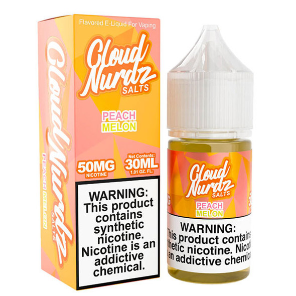 Peach Melon - 25mg - Cloud Nurdz Salts - 30mL