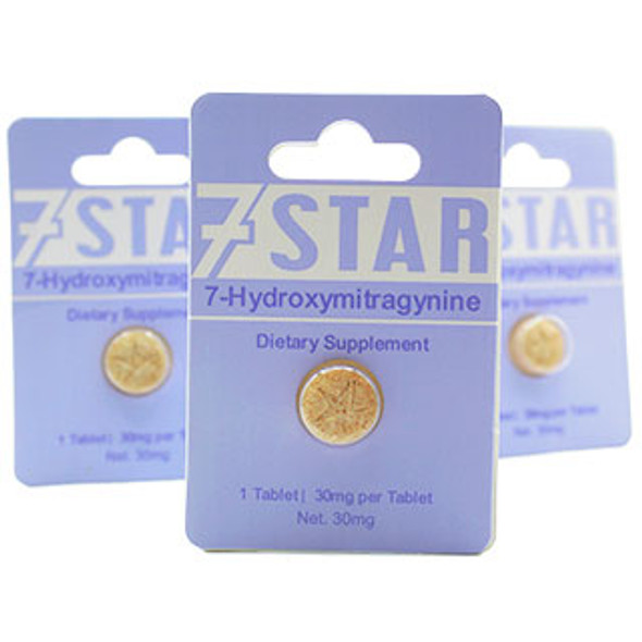 7 Star 7-Hydroxy Chewable Tablets - 30mg - 1pk