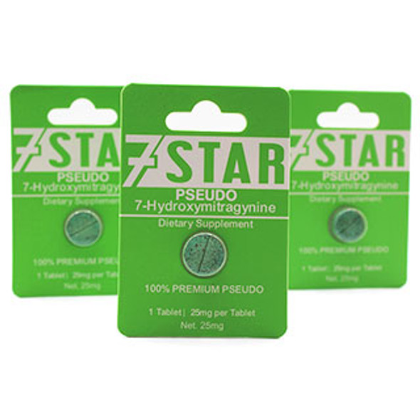 7 Star 7-Hydroxy + Pseudo Chew Tablets - 25mg - 1pk