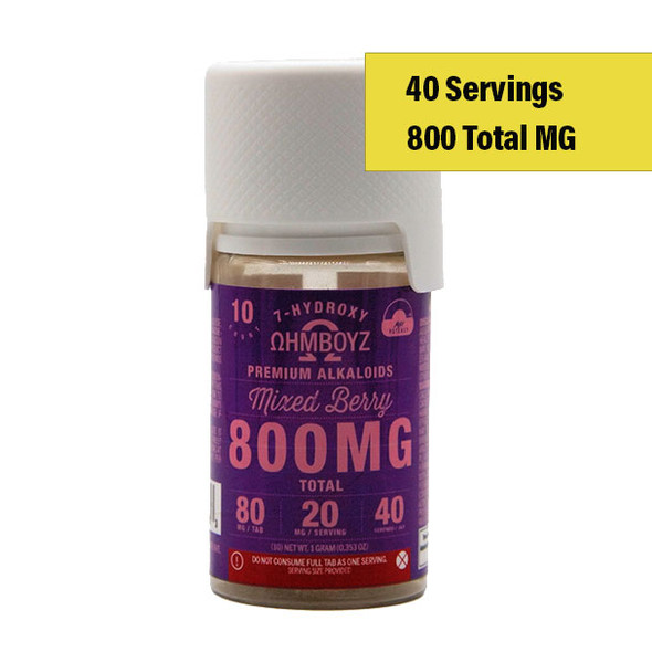 Ωhmboyz - 7-OH Tablets - 800mg Total - Mixed Berry