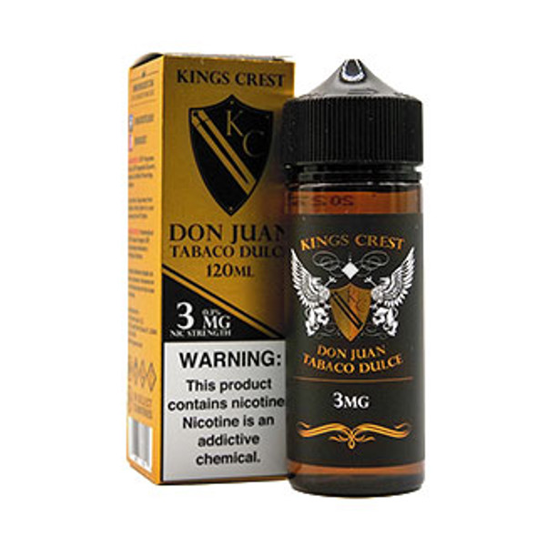 Don Juan Tabaco Dulce - 3mg - Kings Crest - 120mL - Thumbnail