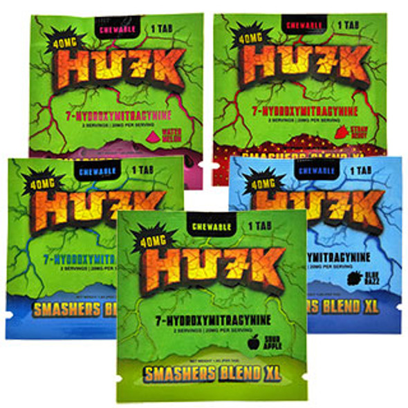 Hu7k 7-OH Smashers Blend XL – 40mg Tablet - 5 Flavors - Thumbnail