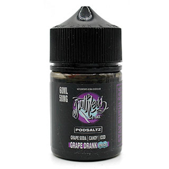 ICED Grape Drink - 50mg - Ruthless Pod Saltz - 60mL