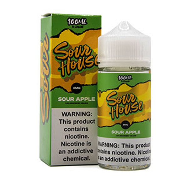 Sour Apple - 6mg - Sour House - 100mL - Thumbnail