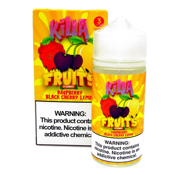 Raspberry Black Cherry Lemon (100ml) Killa Fruits