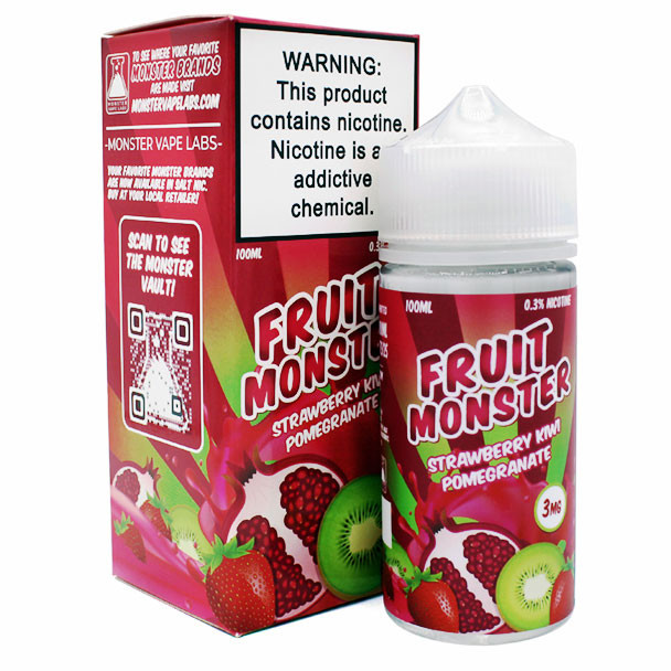 Strawberry Kiwi Pomegranate - Fruit Monster - 100mL - 6mg