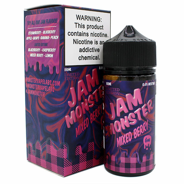 Mixed Berry - Jam Monster - 100mL -  6mg 