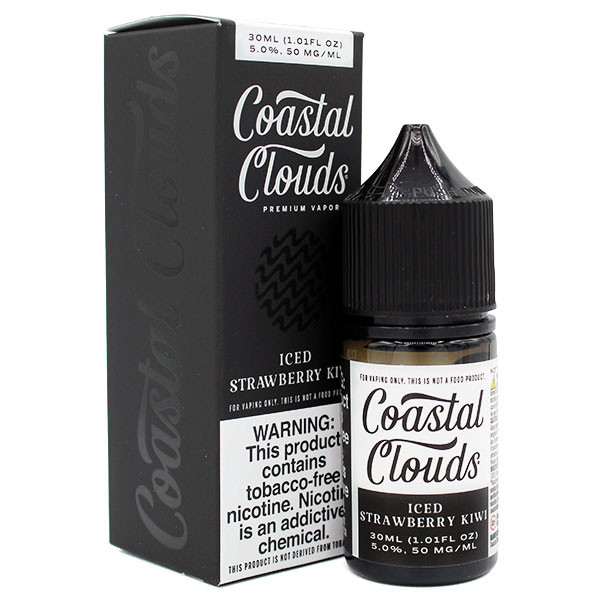 Iced Strawberry Kiwi ( 30ml ) Coastal Clouds Salt ( 50mg )