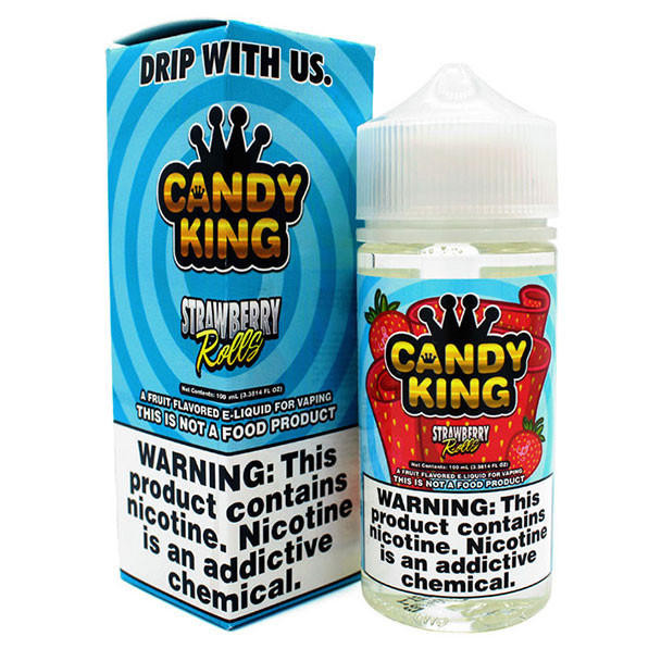 Candy King Strawberry Rolls - Candy King - 100mL -  3mg  