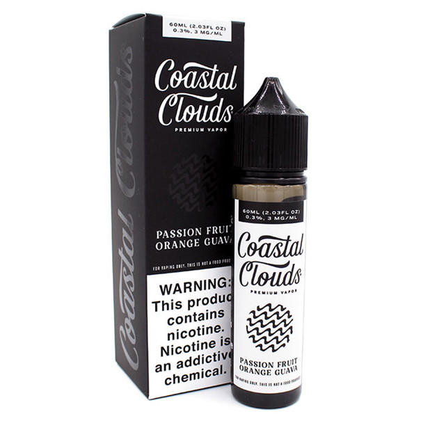 Coastal Clouds Passion Fruit Orange Guava - Coastal Clouds Co. - 60mL - 3mg 