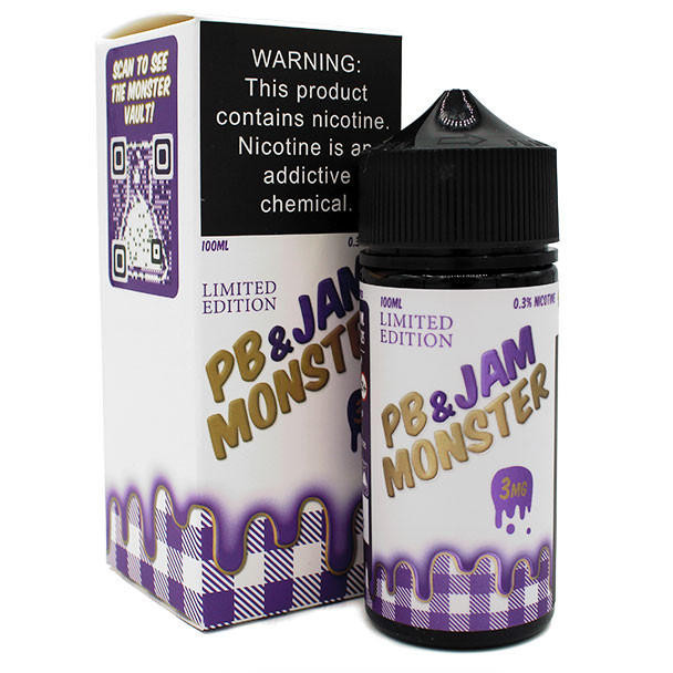 Jam Monster Grape - PB And Jam Monster - 100mL - 3mg 