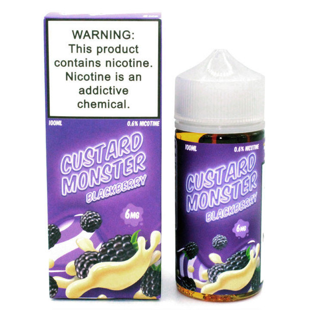 Jam Monster Blackberry - Custard Monster - 100mL -  3mg 