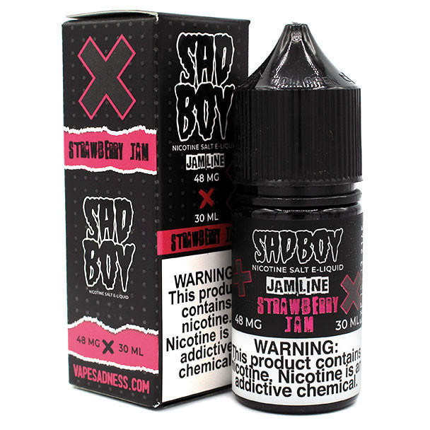 Sad Boy Salts Strawberry Jam - 28mg - Sadboy Salts - 30mL 