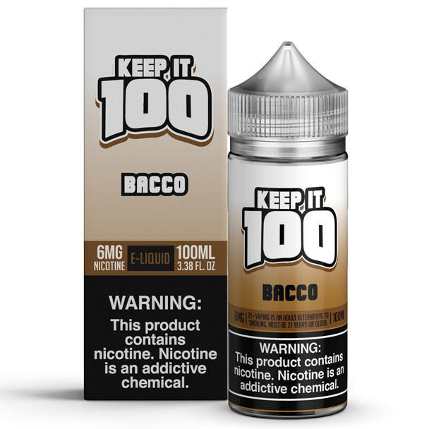 Bacco - 6mg - Keep It 100 - 100mL