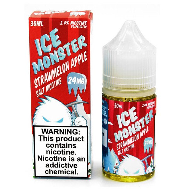 Jam Monster ICE Strawmelon Apple - Ice Monster Salts - 30mL- 24mg  