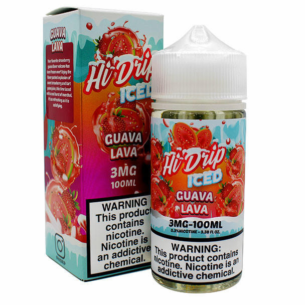 ICED Guava Lava - 3mg - Hi-Drip - 100mL