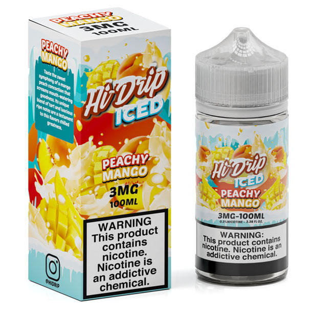 ICED Peachy Mango - 3mg - Hi-Drip - 100mL