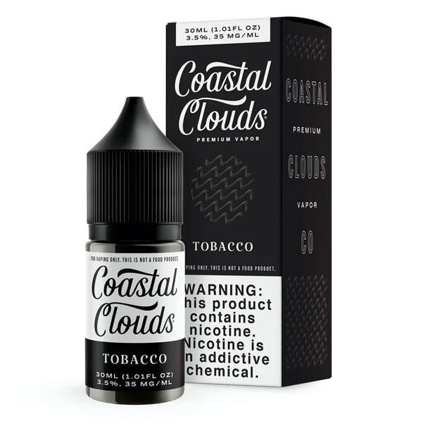 Coastal Clouds Tobacco ( 30ml ) By Coastal Clouds Salt ( 50mg ) 