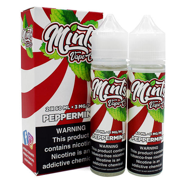 Peppermint - 3mg - Mints Vape Co - 120mL