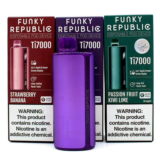  Funky Republic Ti7000 ( 7000 Puff ) Smart Disposable 