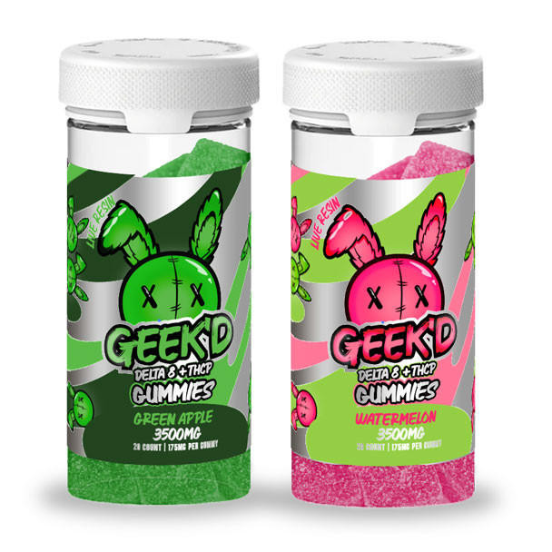 Geek’d Extracts Geek'd Extracts Delta 8 + THC-P ( 3500mg ) Gummies 