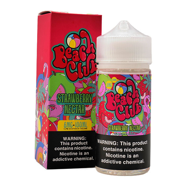 Strawberry Nectar - Beach Club - 100mL - 6mg