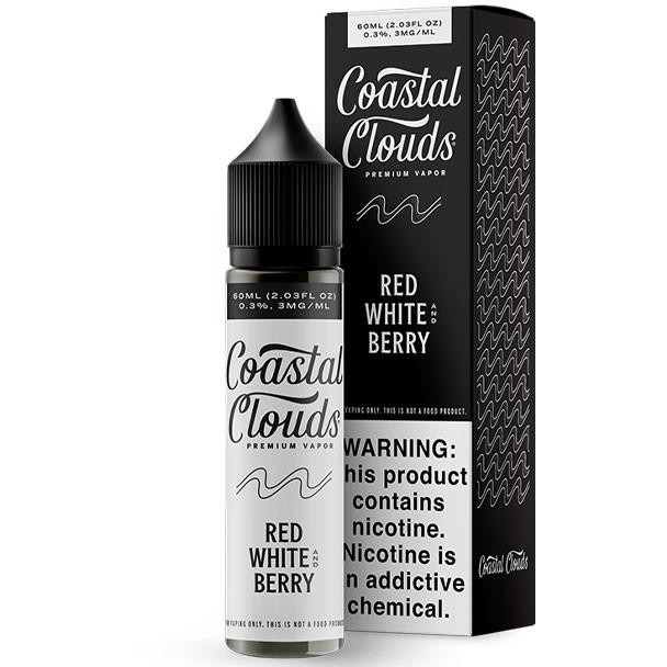 Red White And Berry - Coastal Clouds Co. - 60mL - 3mg 