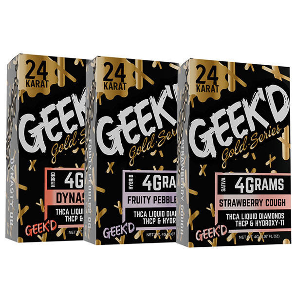 Geek’d Extracts Geek'd 24K Gold Series 4g Disposable