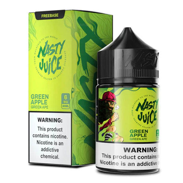 Nasty Juice Green Apple Green Ape - Nasty Juice - 60ml - 6mg 