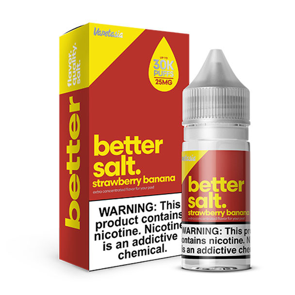 Strawberry Banana - 25mg - Better Salt By Vapetasia - 30ml