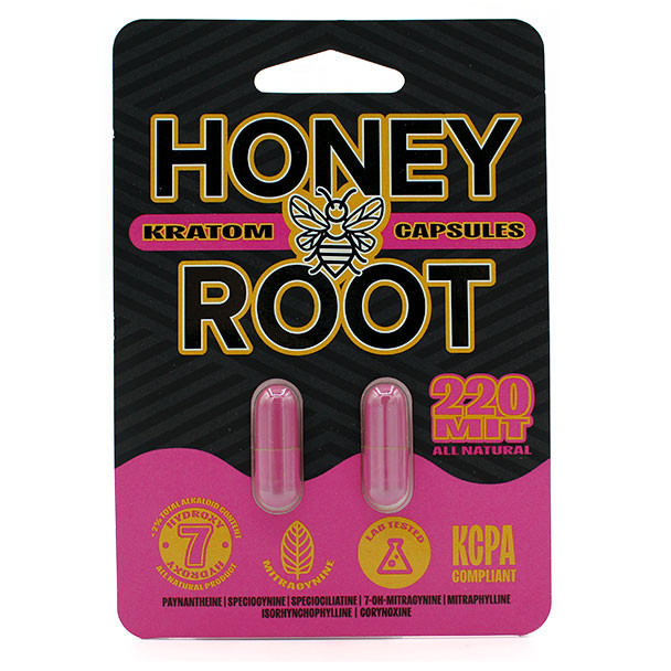 Honeyroot Kratom Capsule - 2 Pack - 220MIT