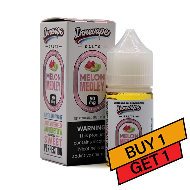 Melon Medley - 50mg - Innevape Salt - 30mL BOGO