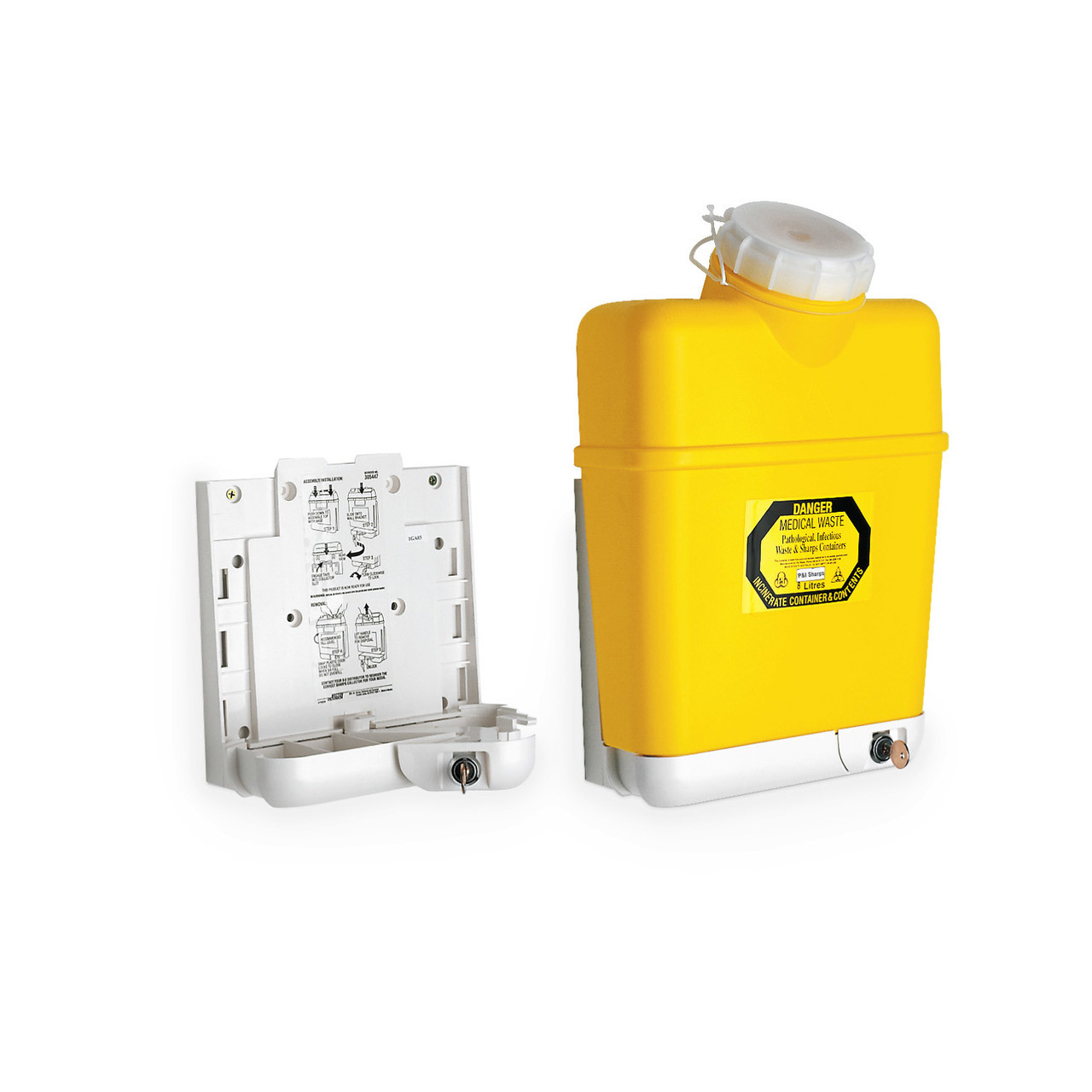 5 Litre Container Wall Bracket Buy Sharps Container Wall Mounts Online Australia