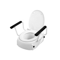 BetterLiving Adjustable Toilet Seat Riser with Armrests BetterLiving Adjustable Toilet Seat Riser with Armrests