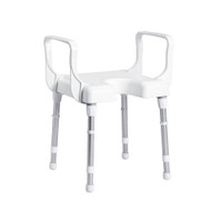 Rebotec Cannes Modular Shower Stool with Armrests Rebotec Cannes Modular Shower Stool with Armrests