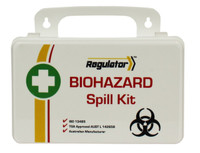Regulator Biohazard Spill Kit Wall Mount Portable Regulator Biohazard Spill Kit Wall Mount Portable
