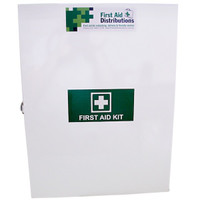 Empty Medium Metal First Aid Cabinet Image One 