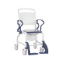 Rebotec Bonn Mobile Shower Commode Chair  Blue