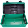 Empty Medium Portable First Aid Box Green Image Two  