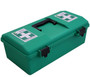 Empty Medium Portable First Aid Box Green Image Four