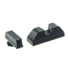 AmeriGlo Glock Sight Set: Black (.165 Front / .256 Rear)