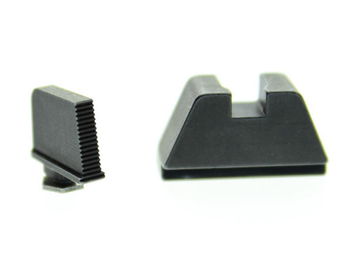 AmeriGlo Glock Sight Set: Black 2XL (.350" Front / .429 Rear)